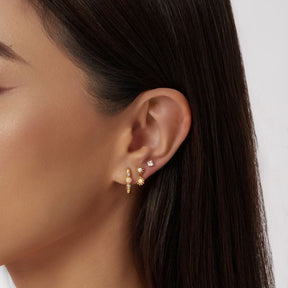 Urbanti Stainless Steel Gabrielle Stud Earrings