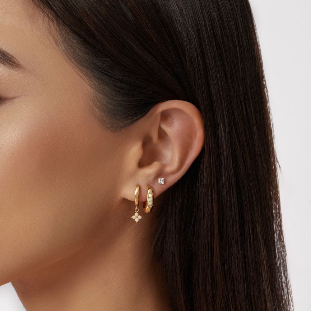 Urbanti Stainless Steel Gabrielle Stud Earrings