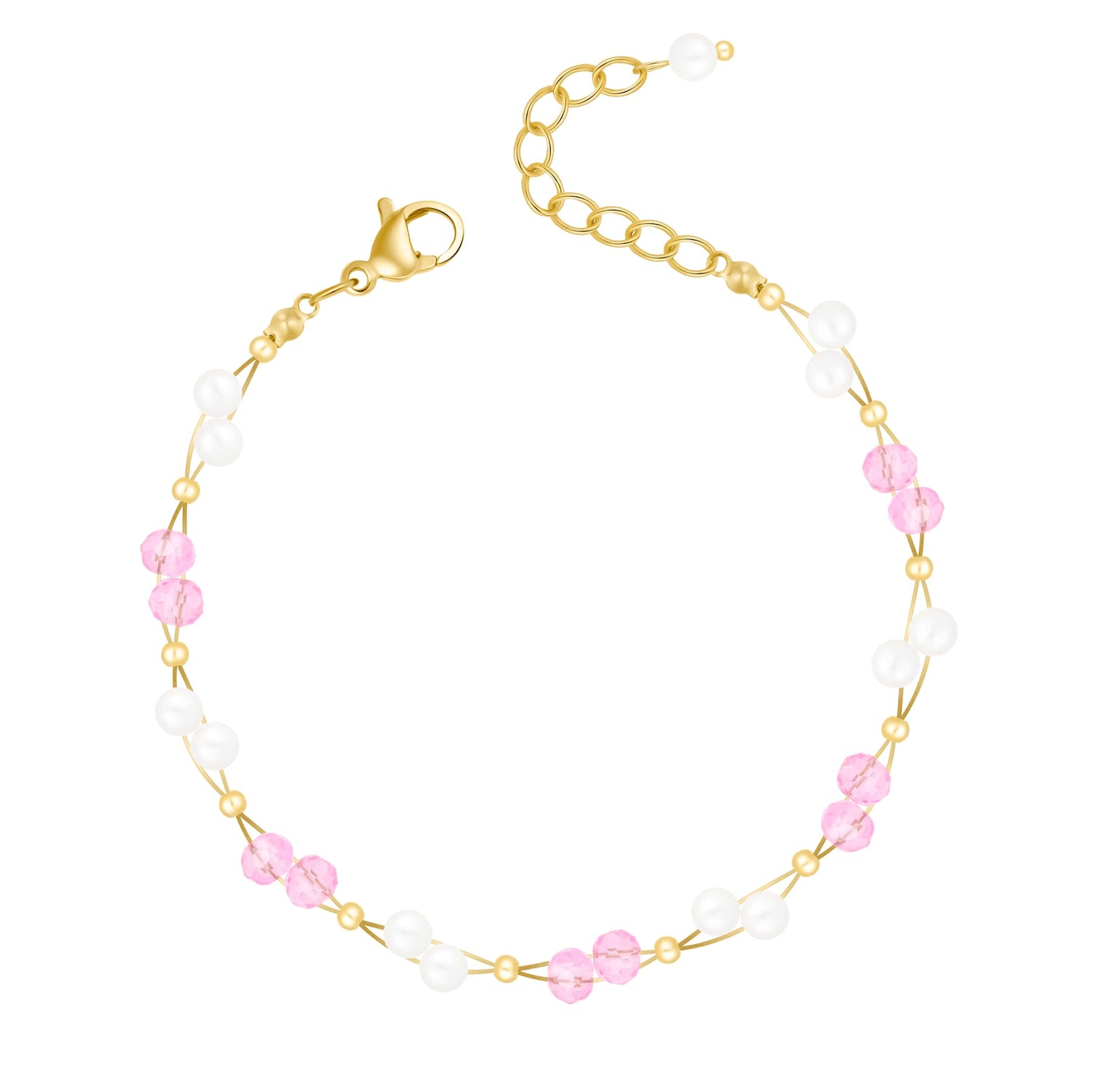 Urbanti Stainless Steel Gardenia Pearl Bracelet