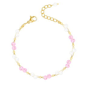 Urbanti Stainless Steel Gardenia Pearl Bracelet