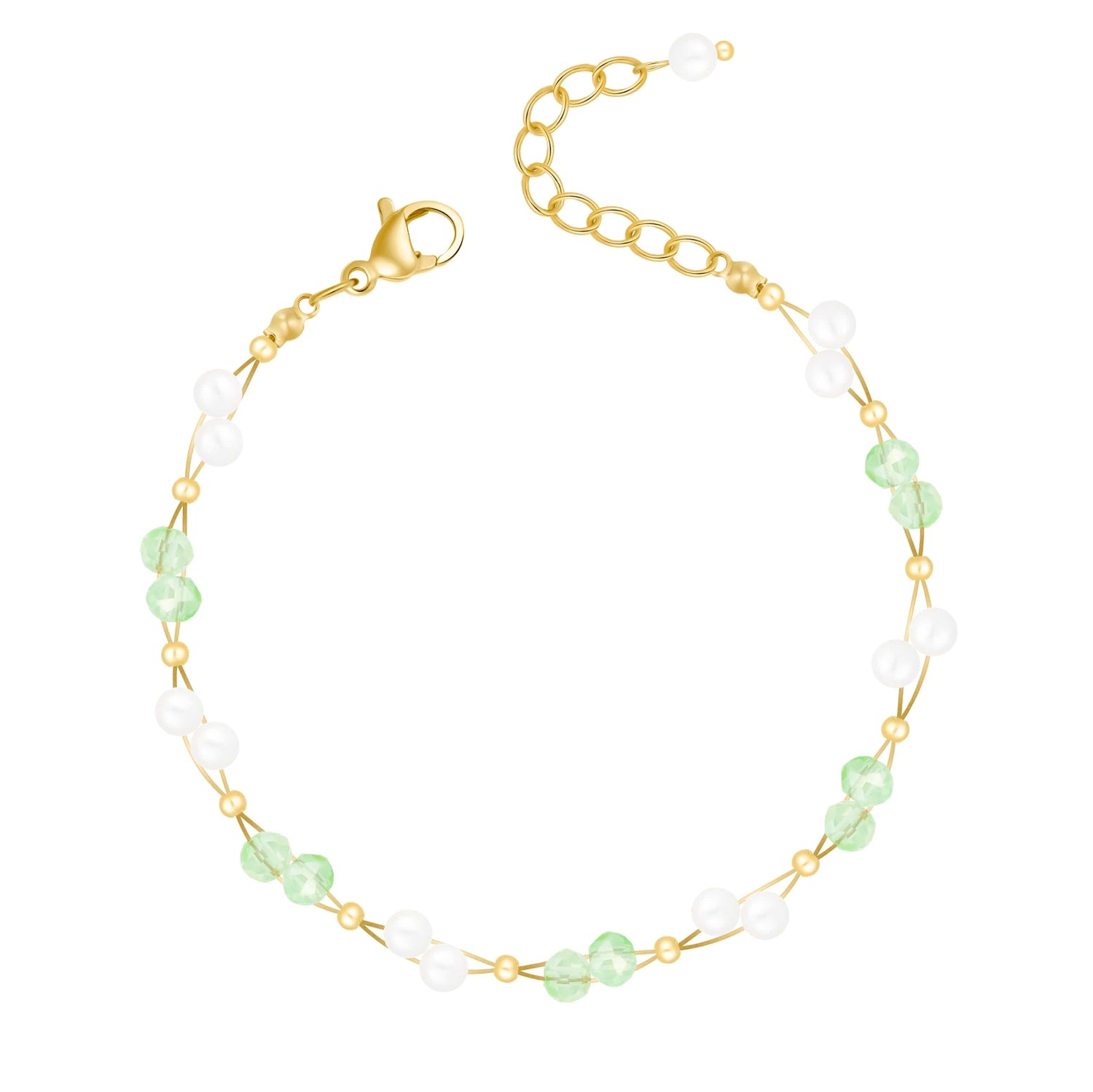Urbanti Stainless Steel Gardenia Pearl Bracelet