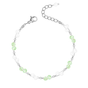 Urbanti Stainless Steel Gardenia Pearl Bracelet