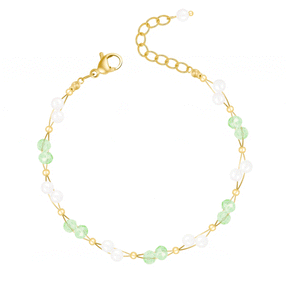 Urbanti Stainless Steel Gardenia Pearl Bracelet