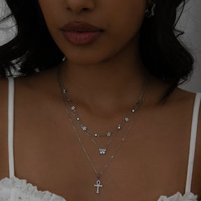 Urbanti Stainless Steel Glimmer Butterfly Necklace