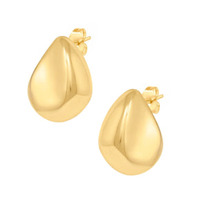 Urbanti Stainless Steel Glory Stud Earrings Gold