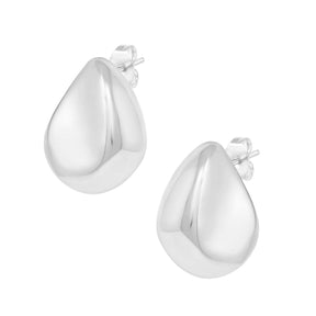 Urbanti Stainless Steel Glory Stud Earrings Silver