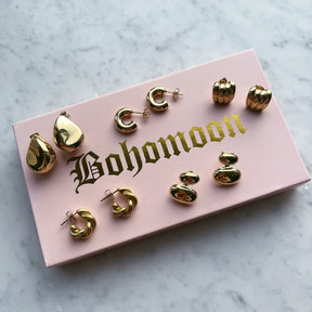 Urbanti Stainless Steel Glory Stud Earrings