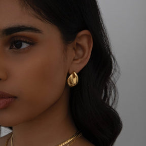 Urbanti Stainless Steel Glory Stud Earrings