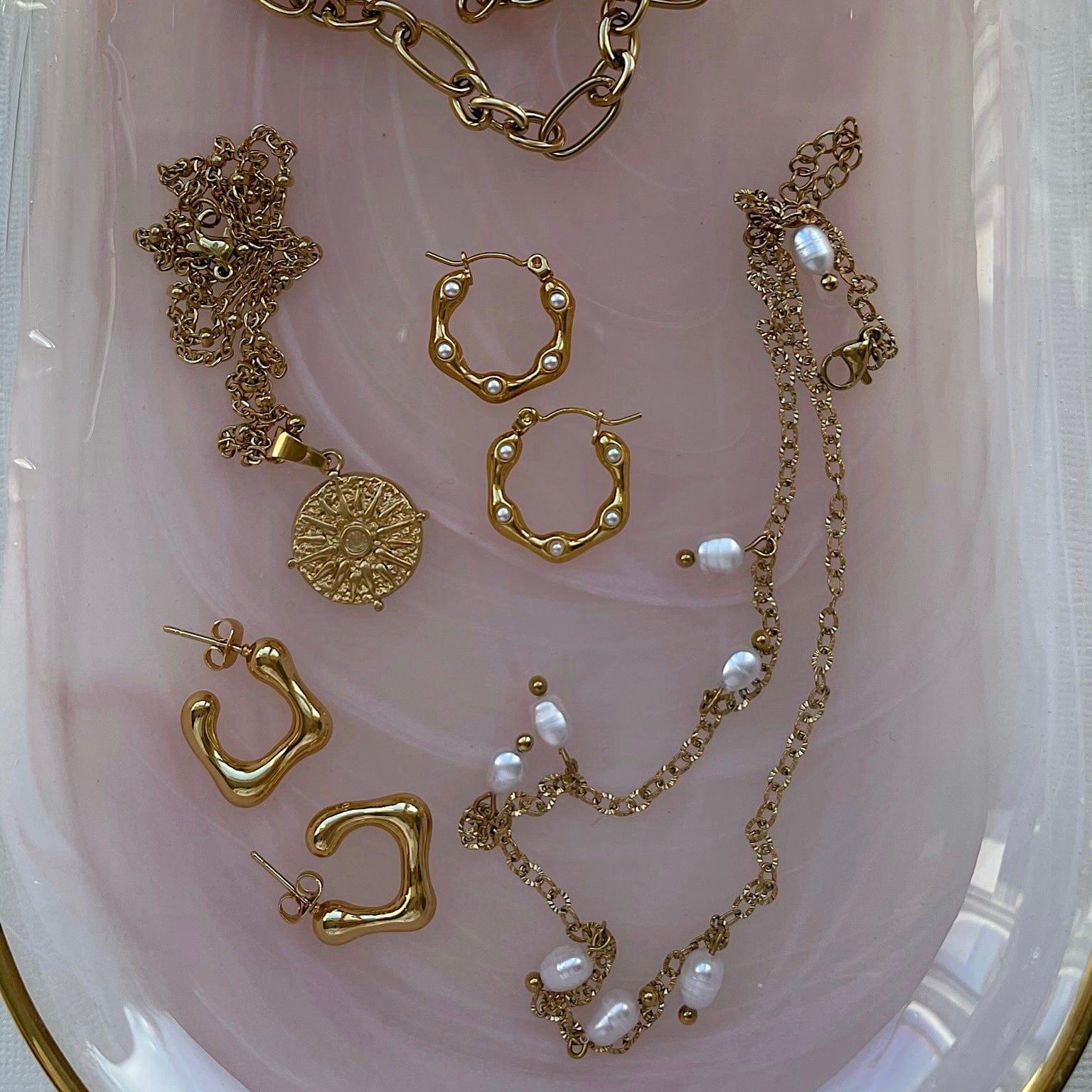 Urbanti Stainless Steel Goddess Necklace