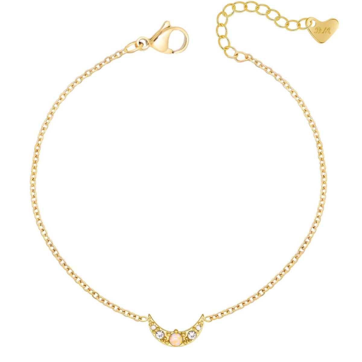 Urbanti Stainless Steel Golddust Opal Bracelet