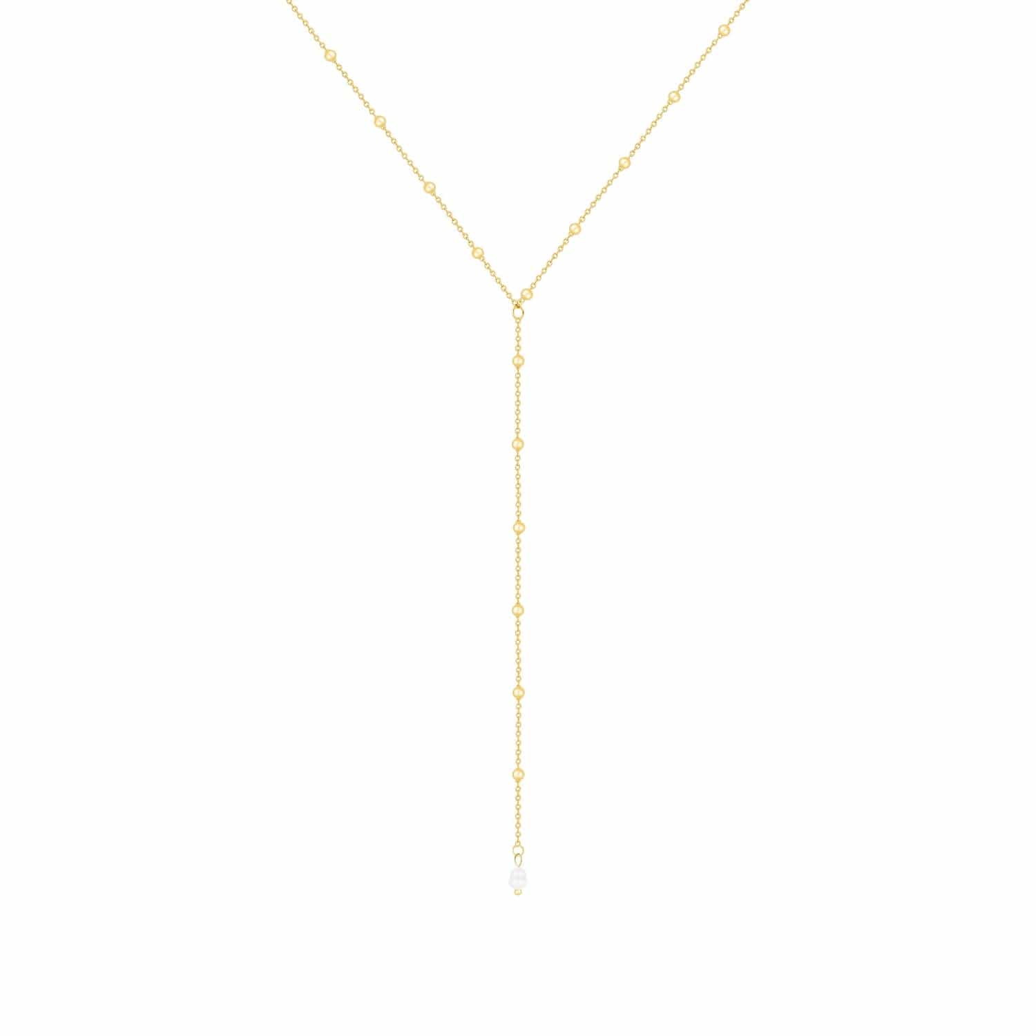 Urbanti Stainless Steel Golden Hour Lariat Choker / Necklace