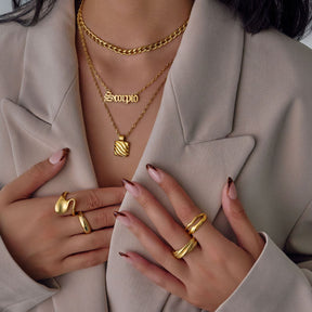 Urbanti Stainless Steel Cloud Ring