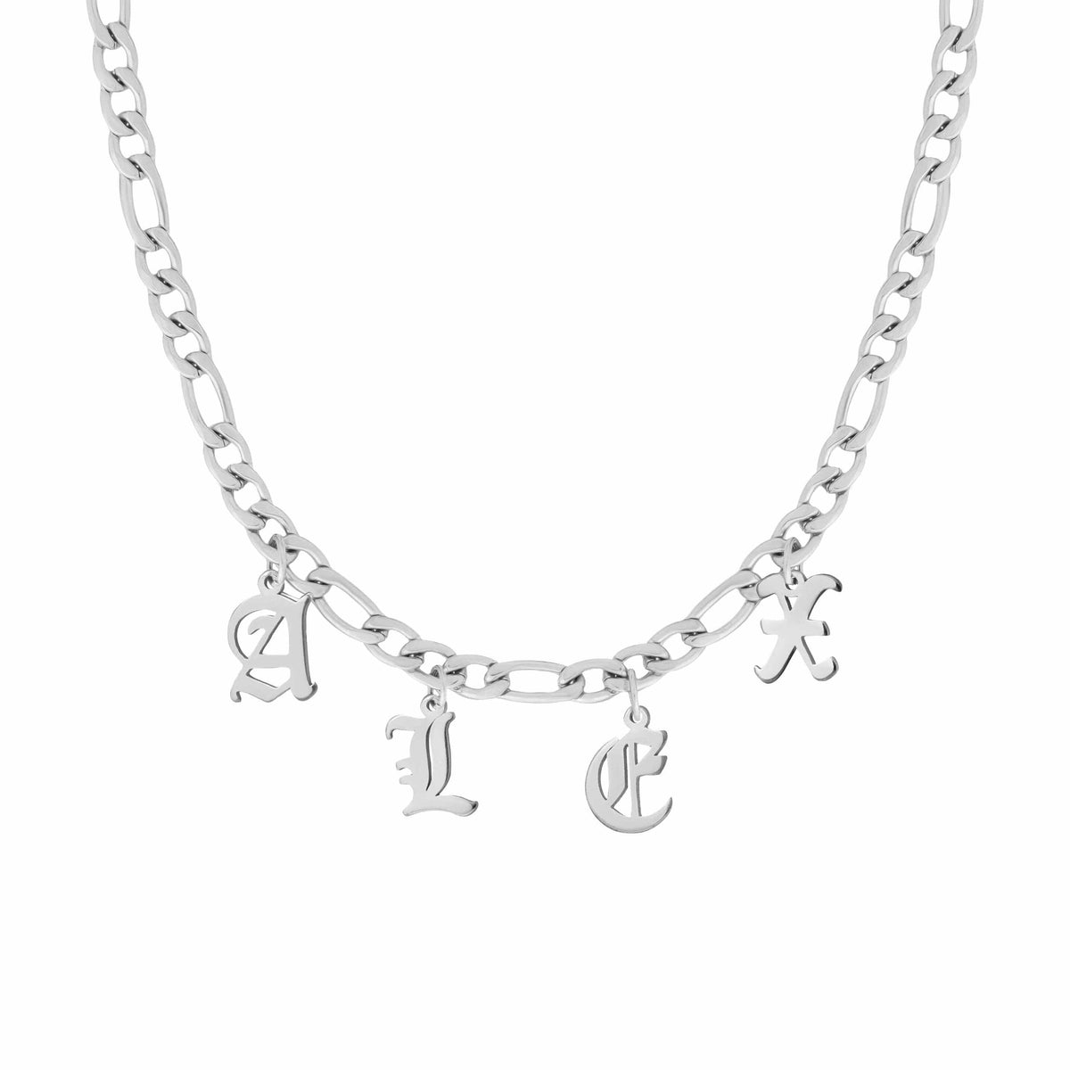 Urbanti Stainless Steel Custom Name Choker Silver