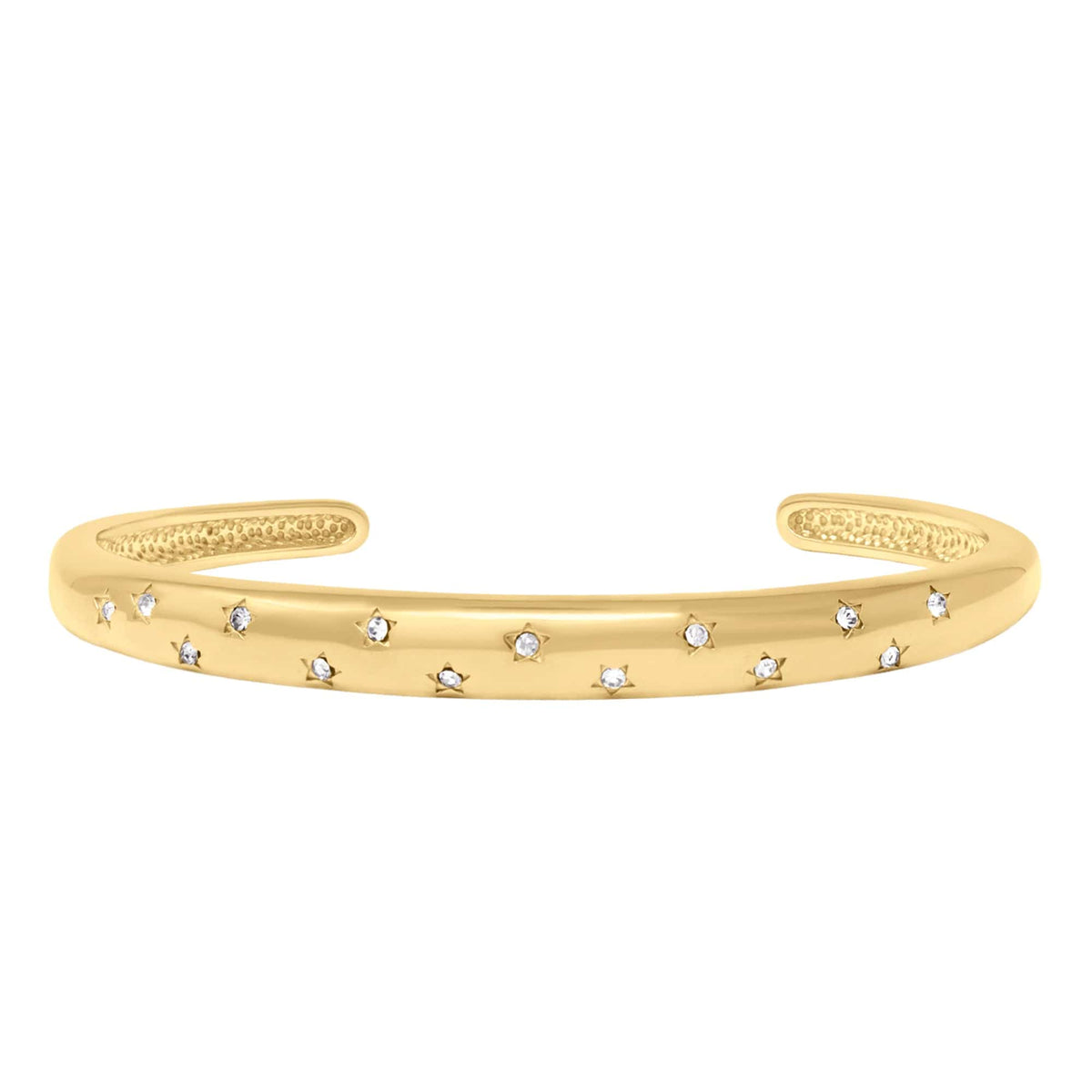Urbanti Stainless Steel Gravity Cuff Bracelet Gold