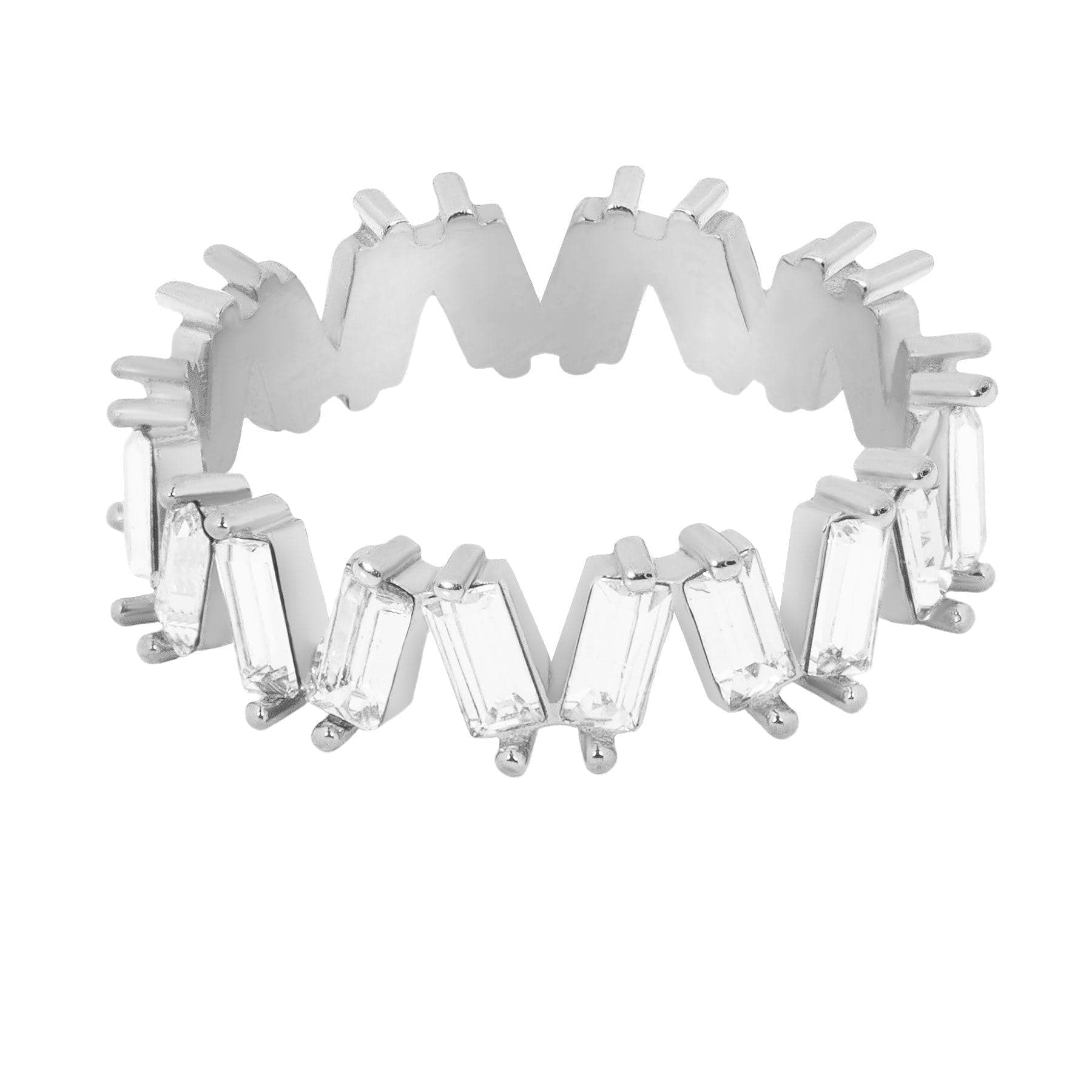 Urbanti Stainless Steel Guava Ring Silver / US 6 / UK L / EUR 51 (small)