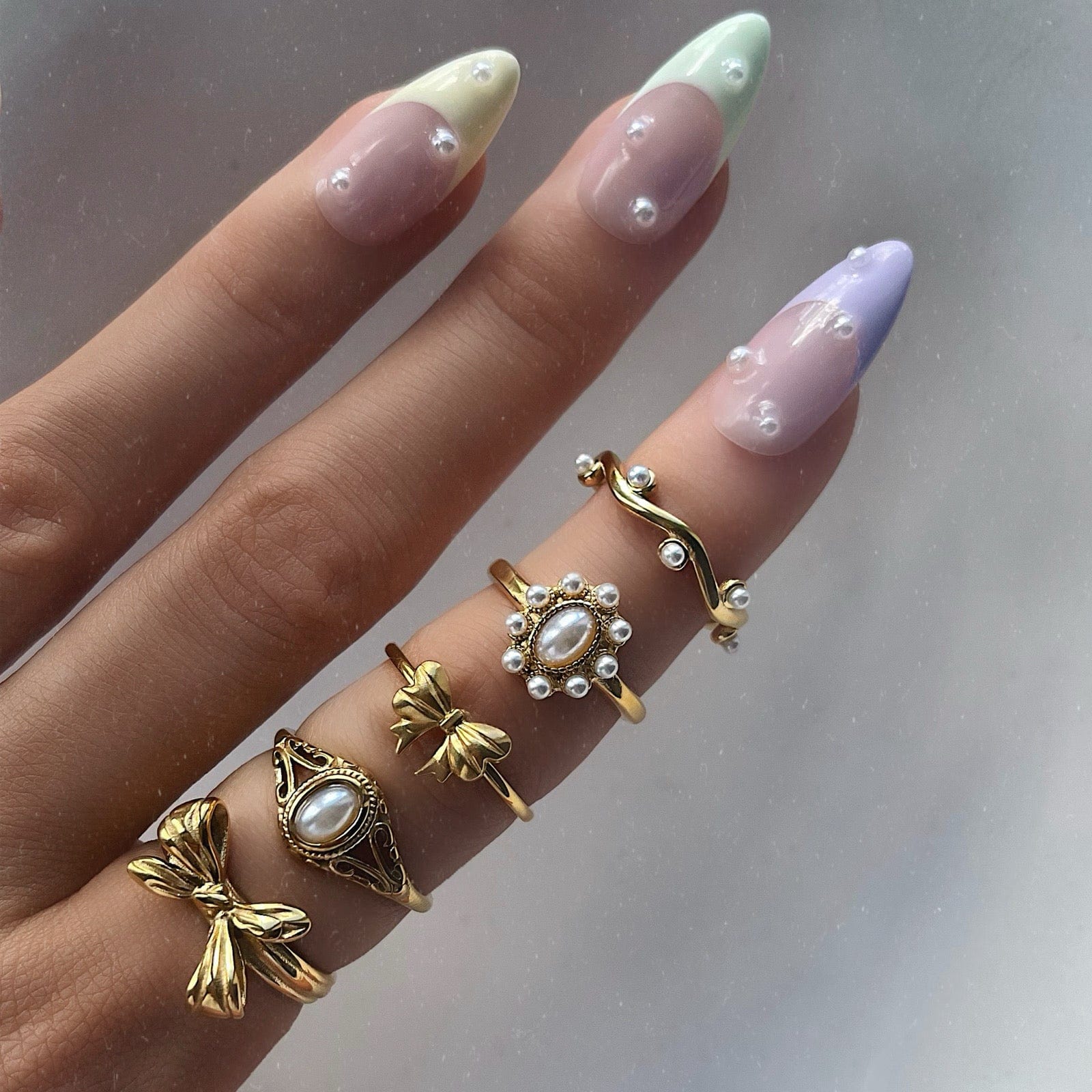 Urbanti Stainless Steel Hadley Pearl Ring