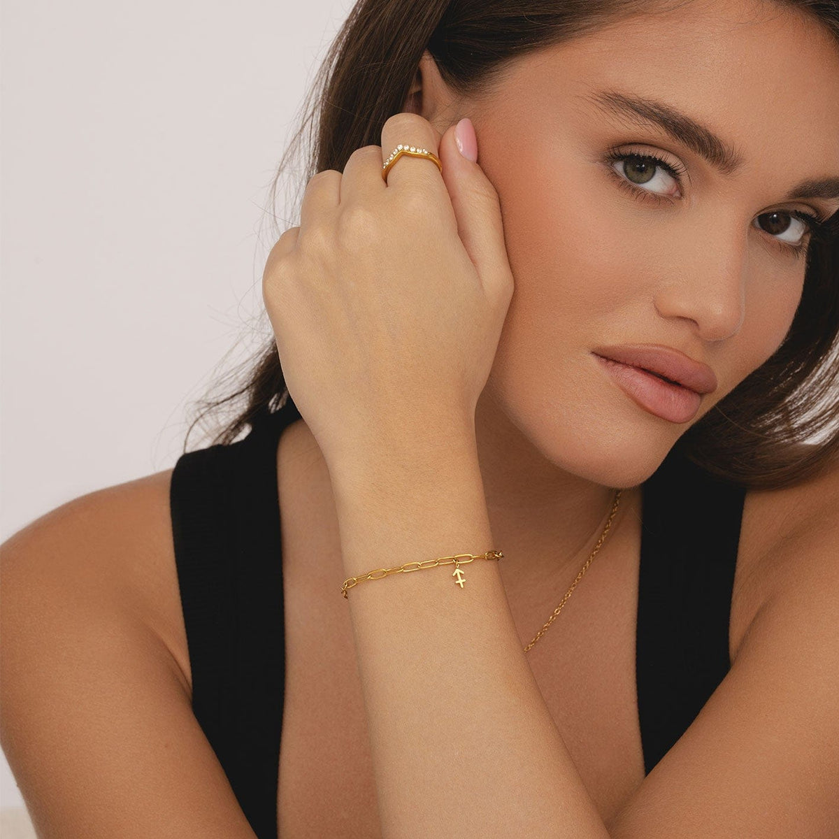 Urbanti Stainless Steel Happy Birthday Zodiac Bracelet