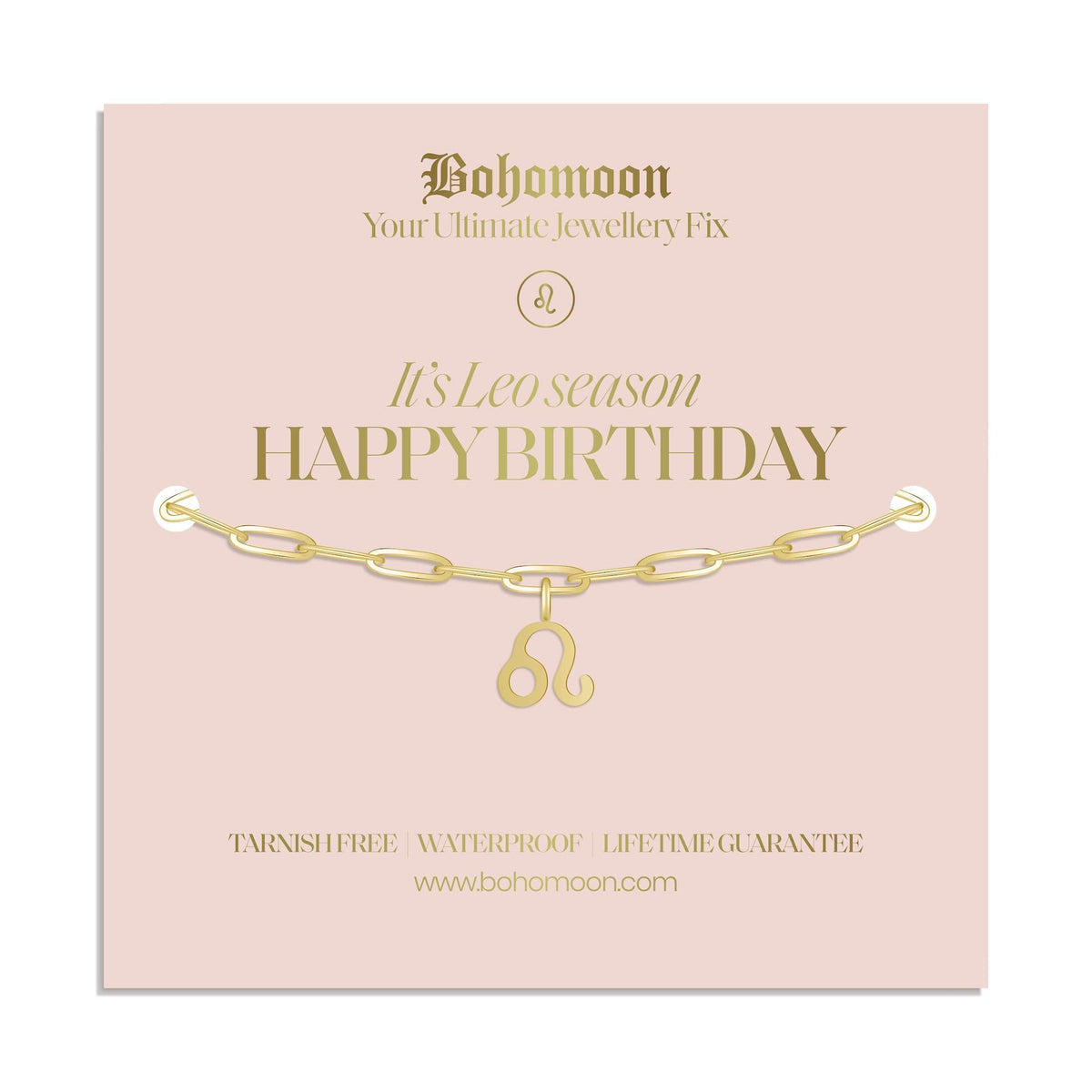 Urbanti Stainless Steel Happy Birthday Zodiac Bracelet