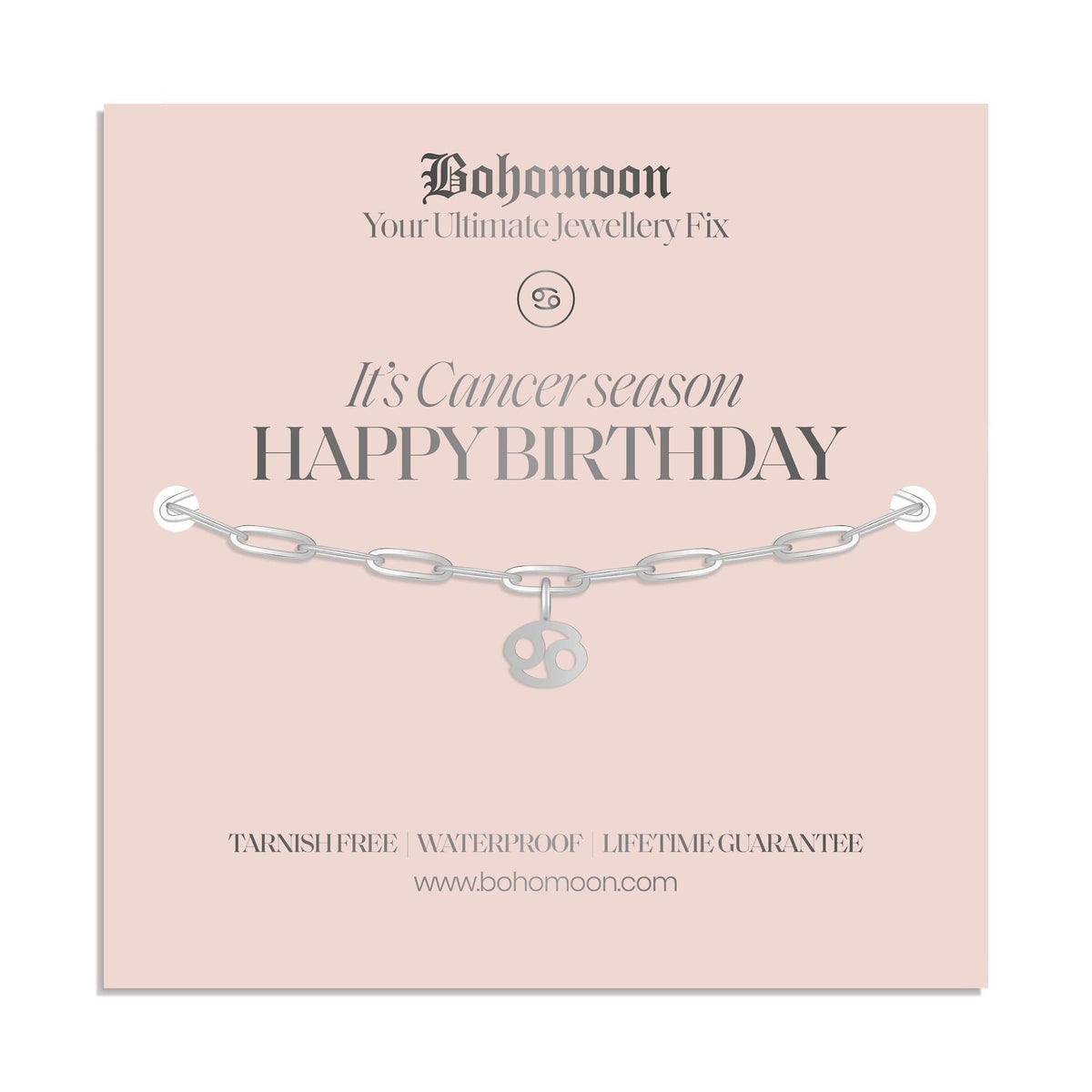 Urbanti Stainless Steel Happy Birthday Zodiac Bracelet