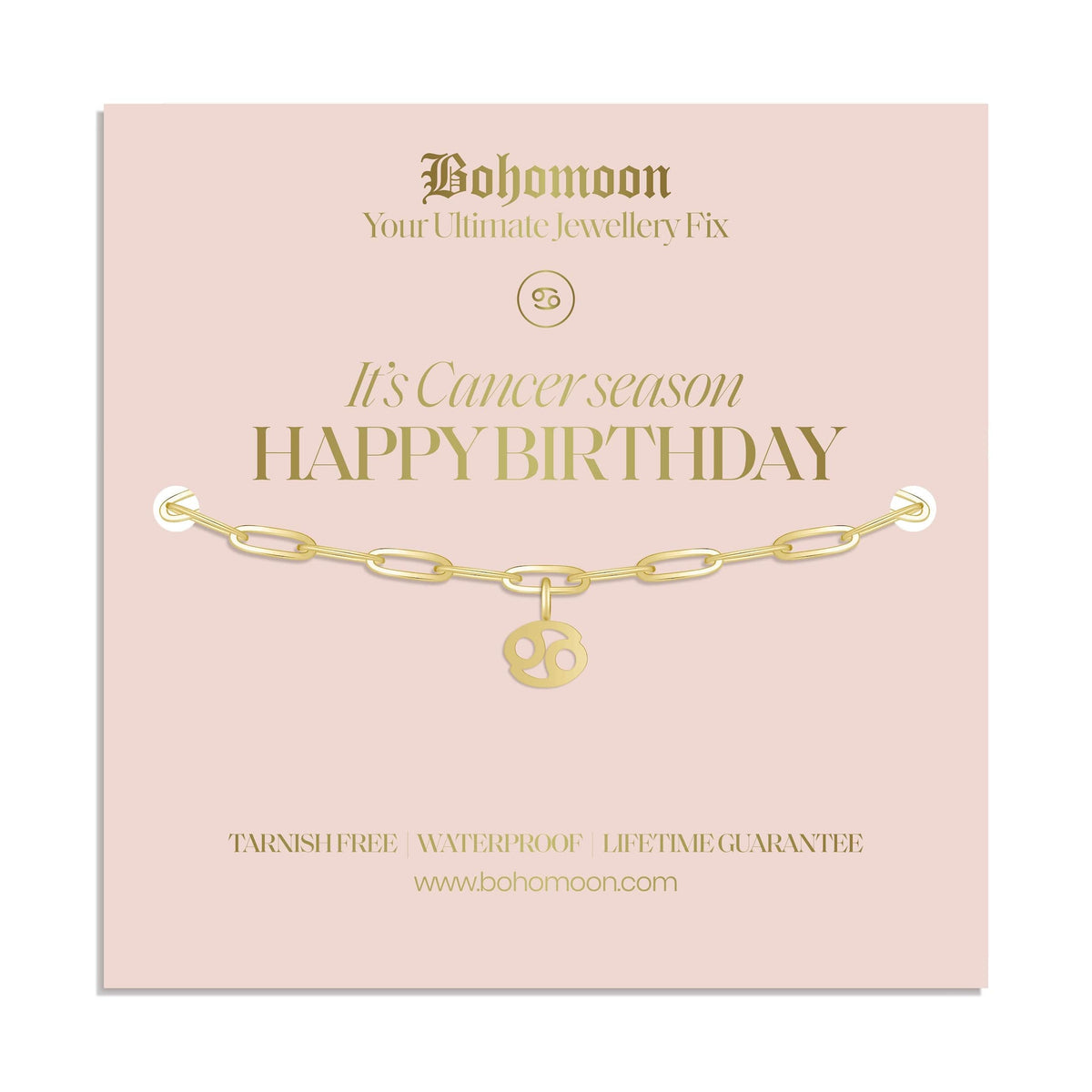 Urbanti Stainless Steel Happy Birthday Zodiac Bracelet