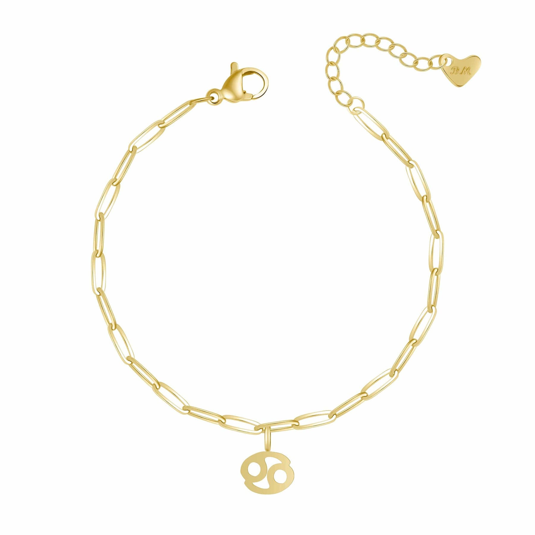 Urbanti Stainless Steel Happy Birthday Zodiac Bracelet