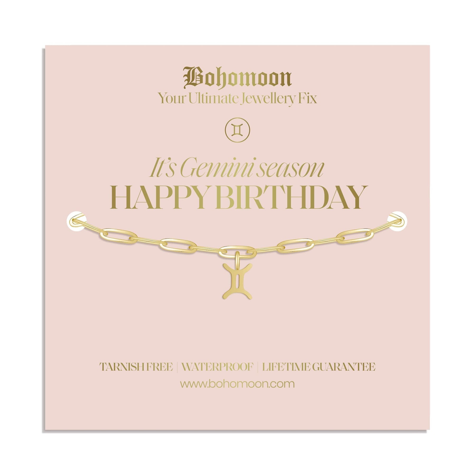 Urbanti Stainless Steel Happy Birthday Zodiac Bracelet