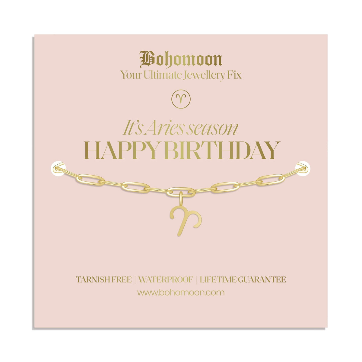 Urbanti Stainless Steel Happy Birthday Zodiac Bracelet