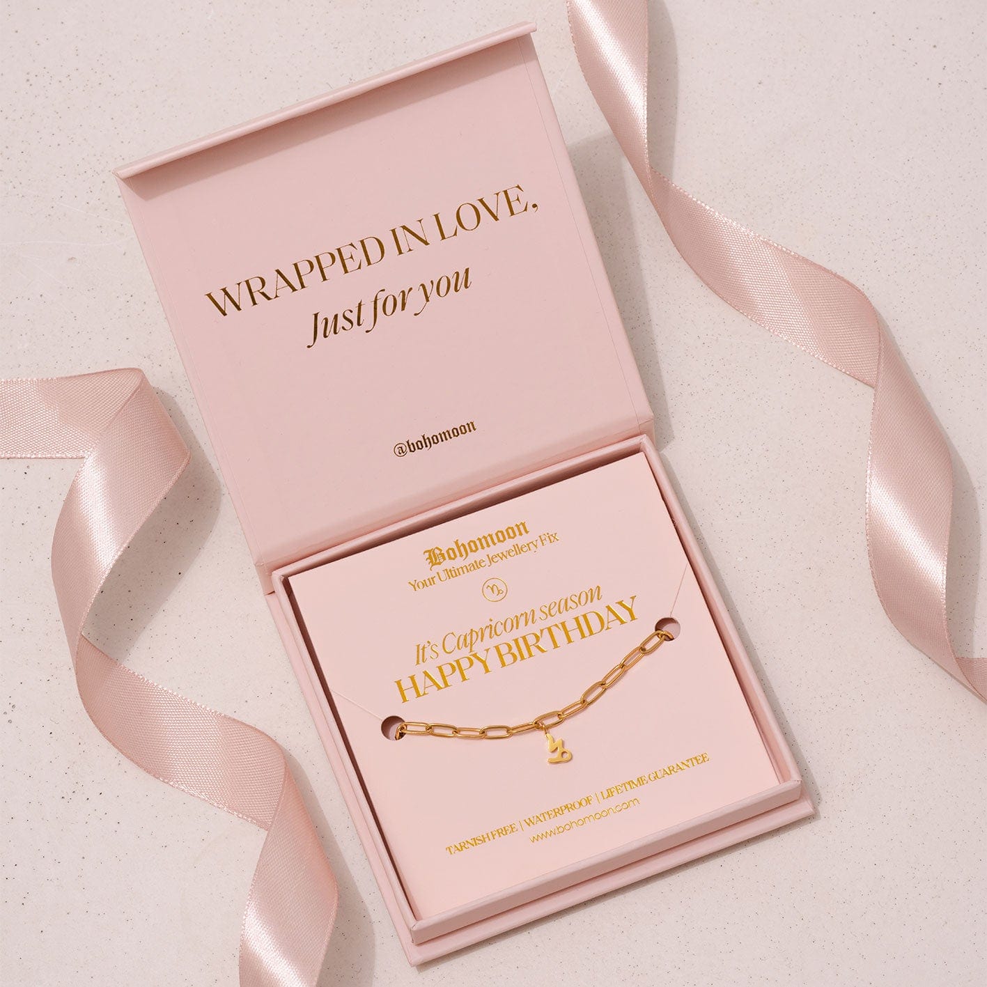 Urbanti Stainless Steel Happy Birthday Zodiac Bracelet