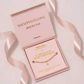 Urbanti Stainless Steel Happy Birthday Zodiac Bracelet