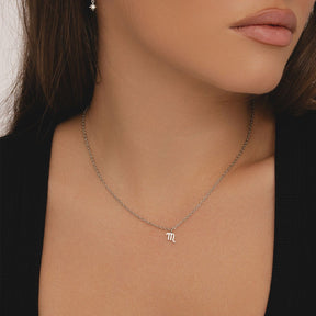 Urbanti Stainless Steel Happy Birthday Zodiac Necklace