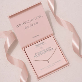 Urbanti Stainless Steel Happy Birthday Zodiac Necklace