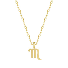 Urbanti Stainless Steel Happy Birthday Zodiac Necklace