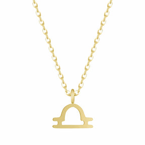 Urbanti Stainless Steel Happy Birthday Zodiac Necklace