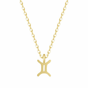 Urbanti Stainless Steel Happy Birthday Zodiac Necklace