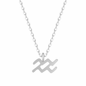 Urbanti Stainless Steel Happy Birthday Zodiac Necklace