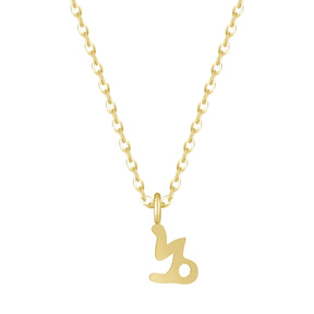 Urbanti Stainless Steel Happy Birthday Zodiac Necklace