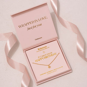 Urbanti Stainless Steel Happy Birthday Zodiac Necklace