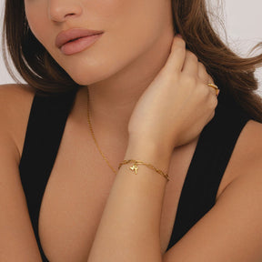 Urbanti Stainless Steel Happy New Home Bracelet