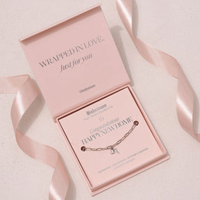 Urbanti Stainless Steel Happy New Home Bracelet