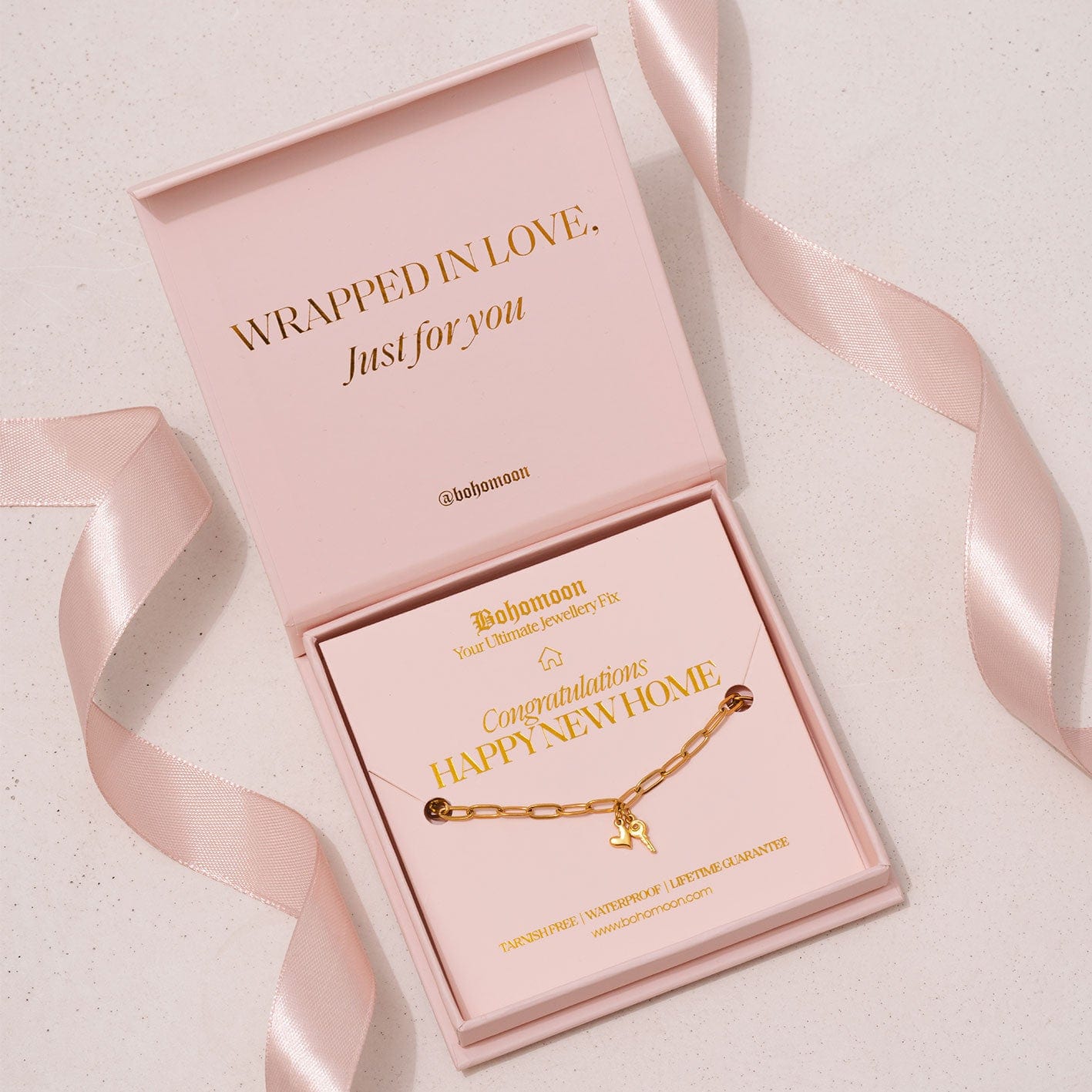 Urbanti Stainless Steel Happy New Home Bracelet