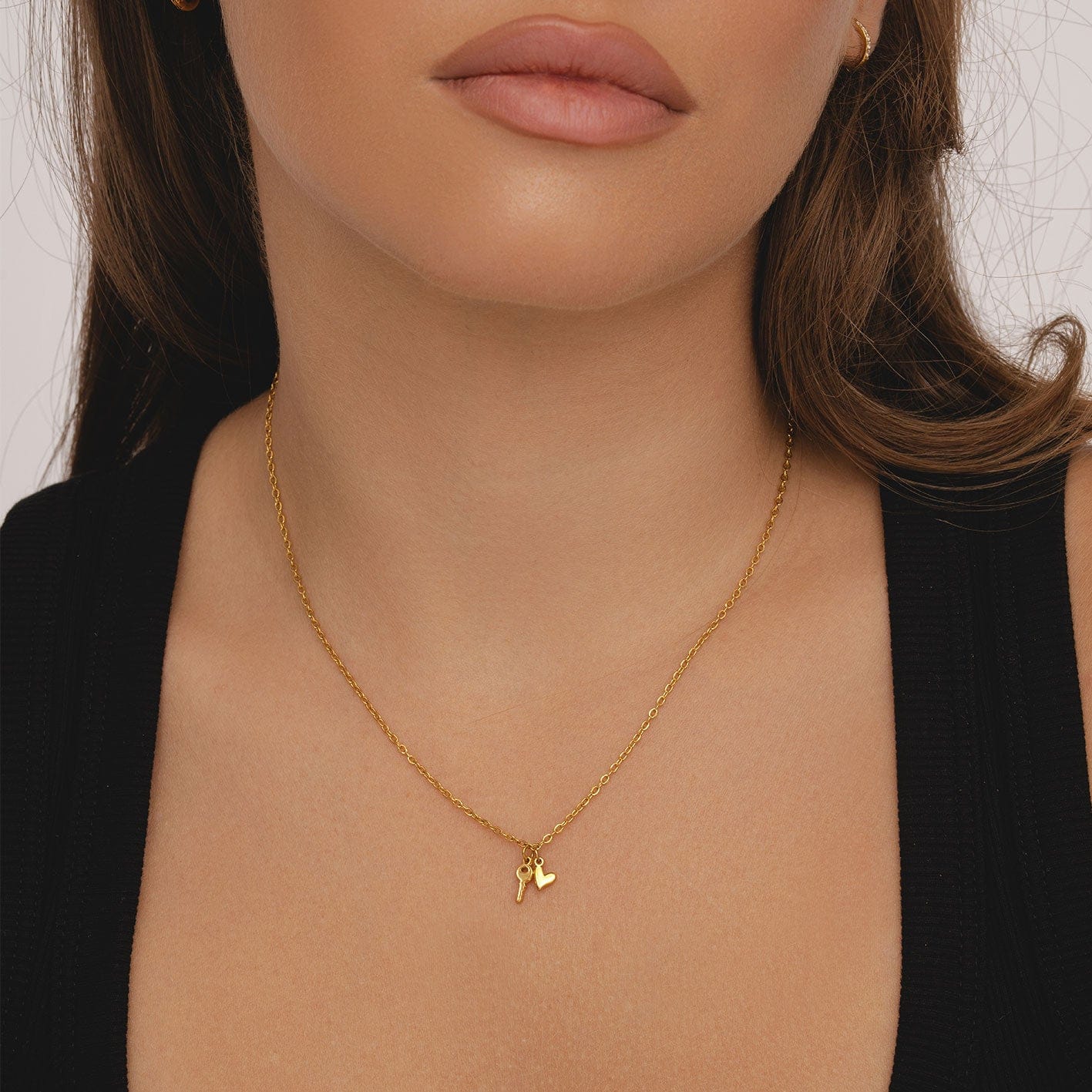 Urbanti Stainless Steel Happy New Home Necklace