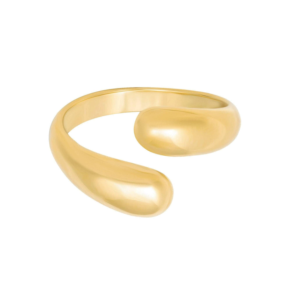 Urbanti Stainless Steel Harley Ring Gold / US 6 / UK L / EUR 51 (small)