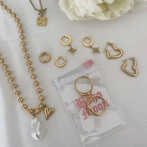 Urbanti Stainless Steel Harmony Hoop Earrings