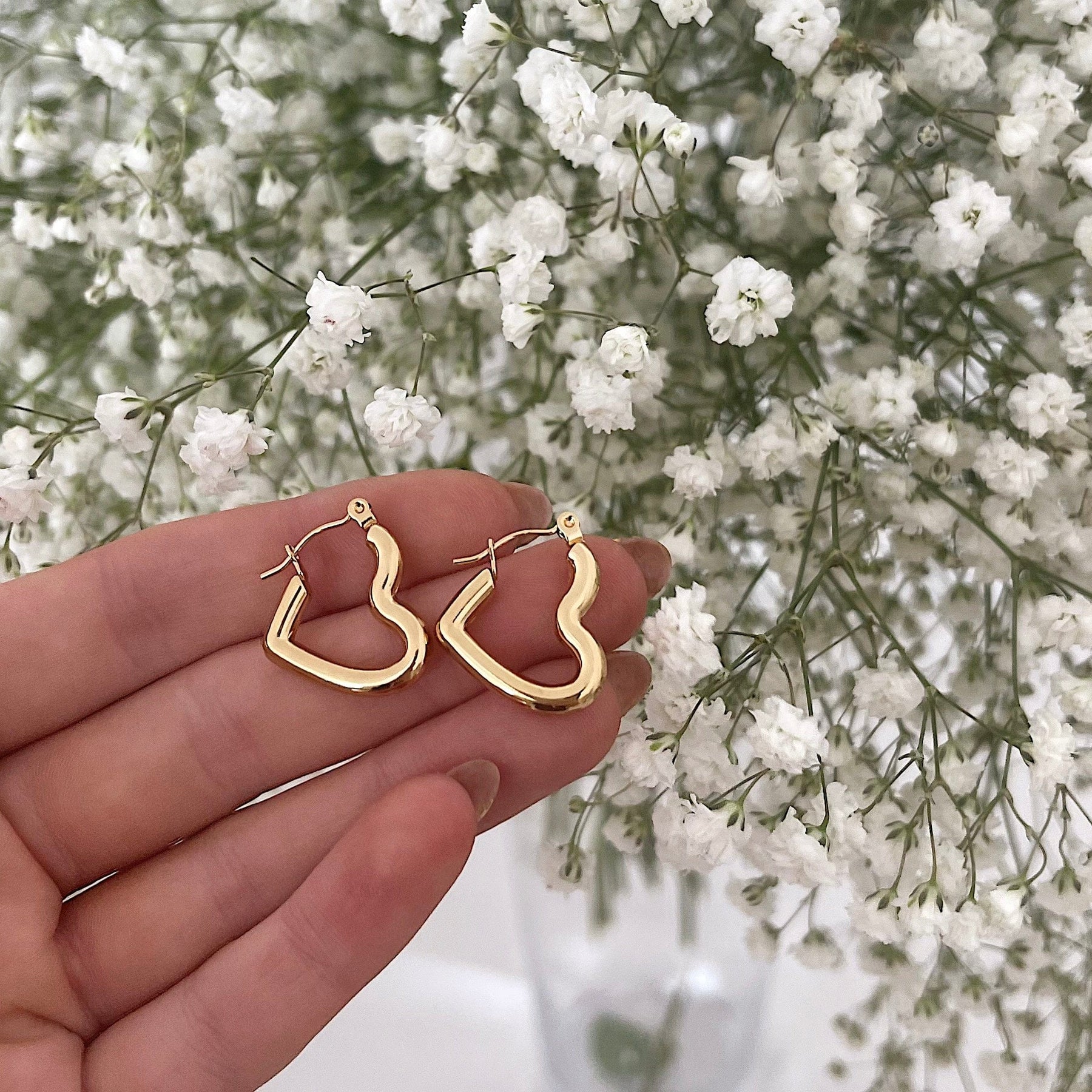 Urbanti Stainless Steel Harmony Hoop Earrings