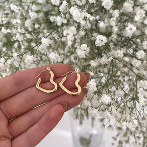 Urbanti Stainless Steel Harmony Hoop Earrings