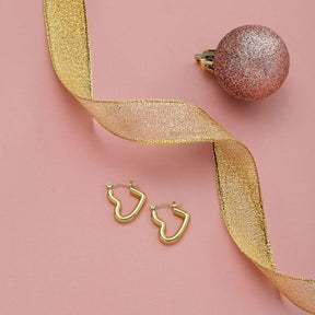 Urbanti Stainless Steel Harmony Hoop Earrings