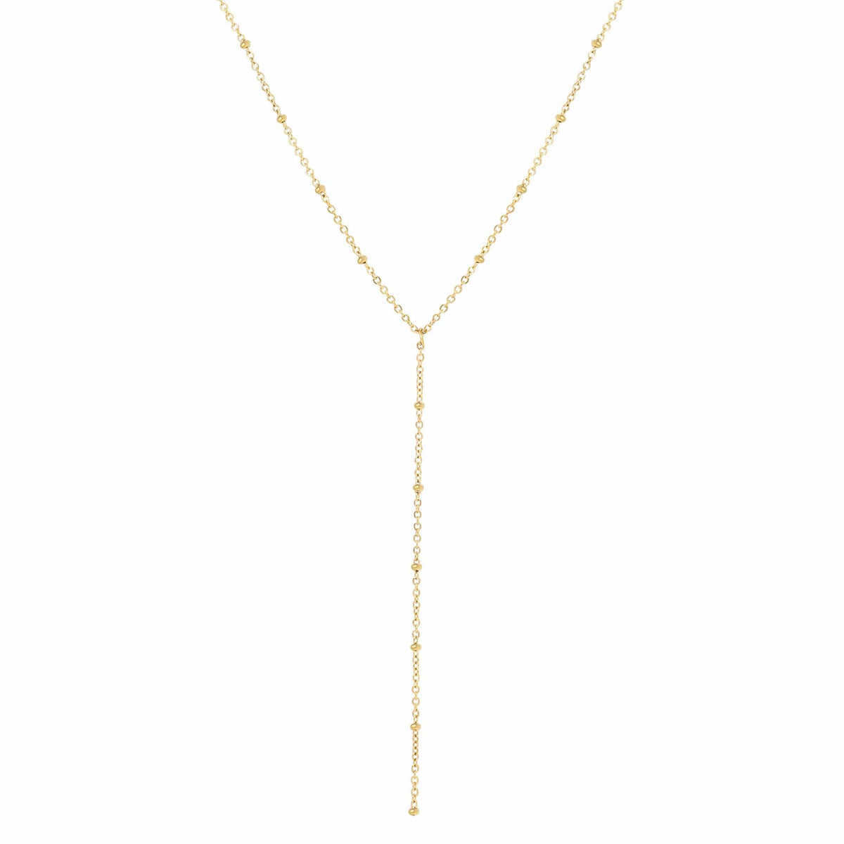 Urbanti Stainless Steel Heatwave Lariat Necklace
