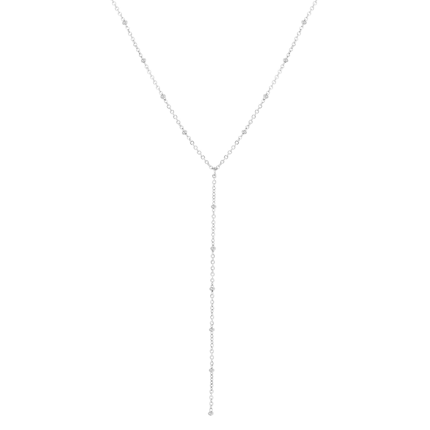 Urbanti Stainless Steel Heatwave Lariat Necklace