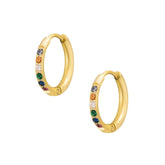 Urbanti Stainless Steel Hermione Hoop Earrings Gold / Small