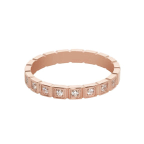 Urbanti Stainless Steel Himilaya Ring Rose Gold / US 5 / UK J / EUR 49 (x small)
